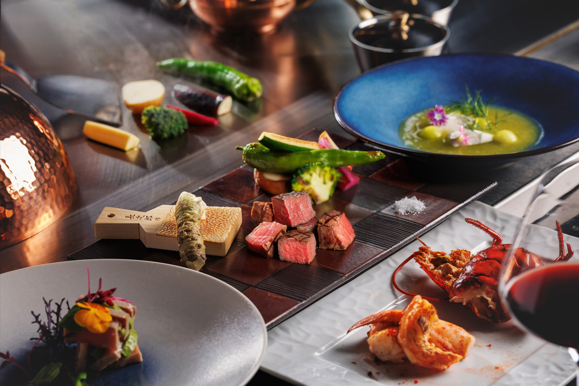 夏限定コース ～夏の味覚と果実～