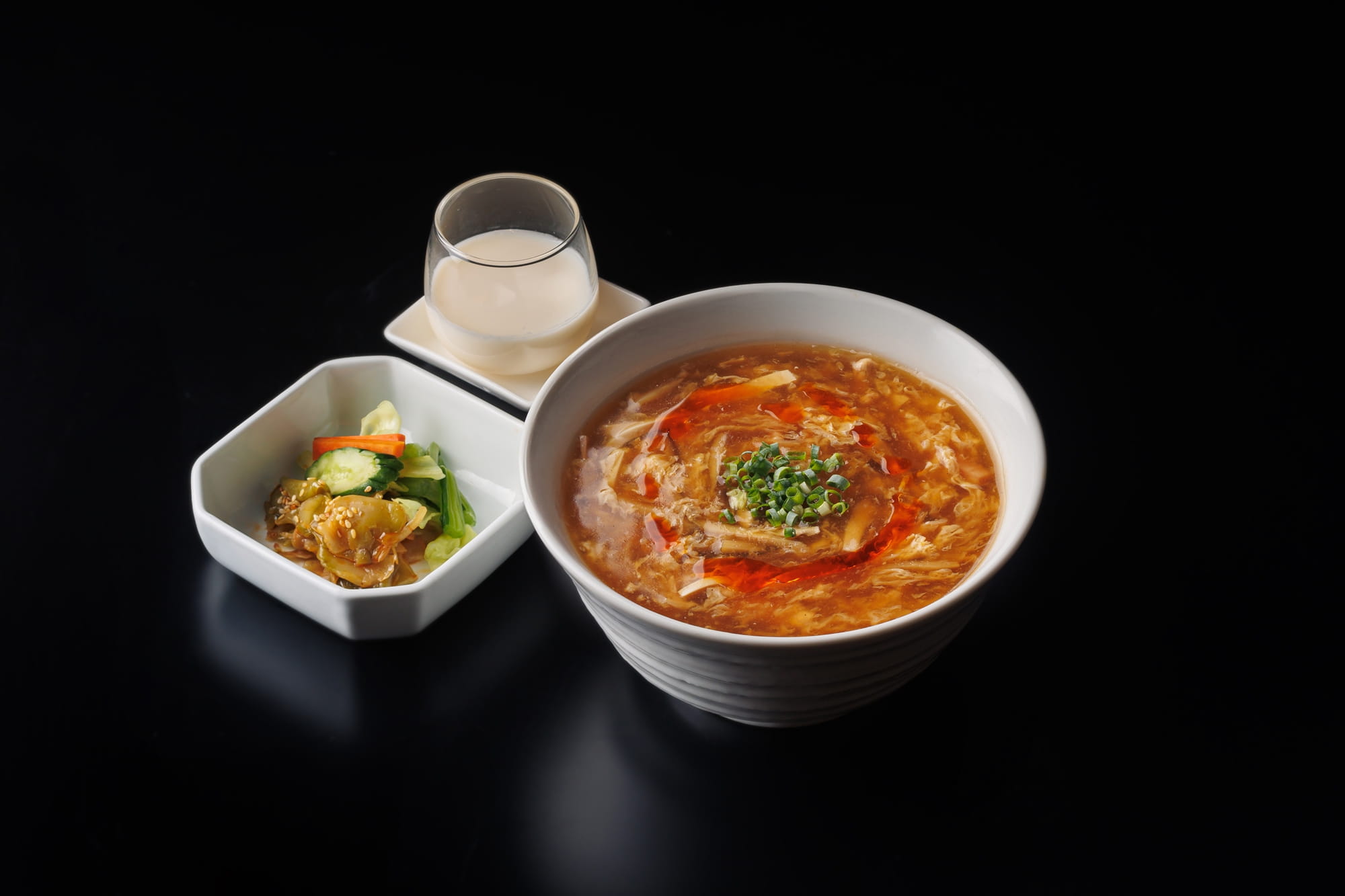 唐辛子酸味汁そばランチセット