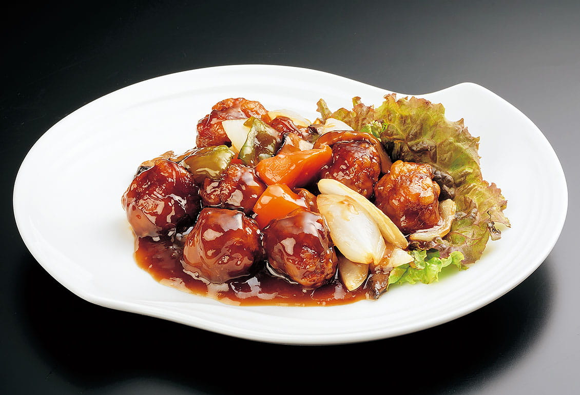 酢豚(黒酢)